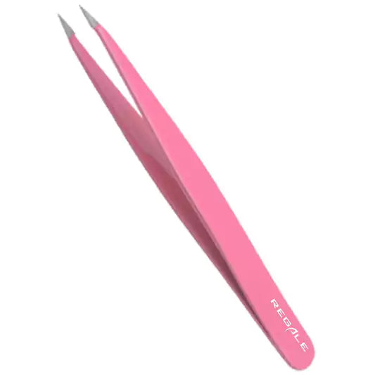 Fine Point Tweezer Pink German Stainless Steel