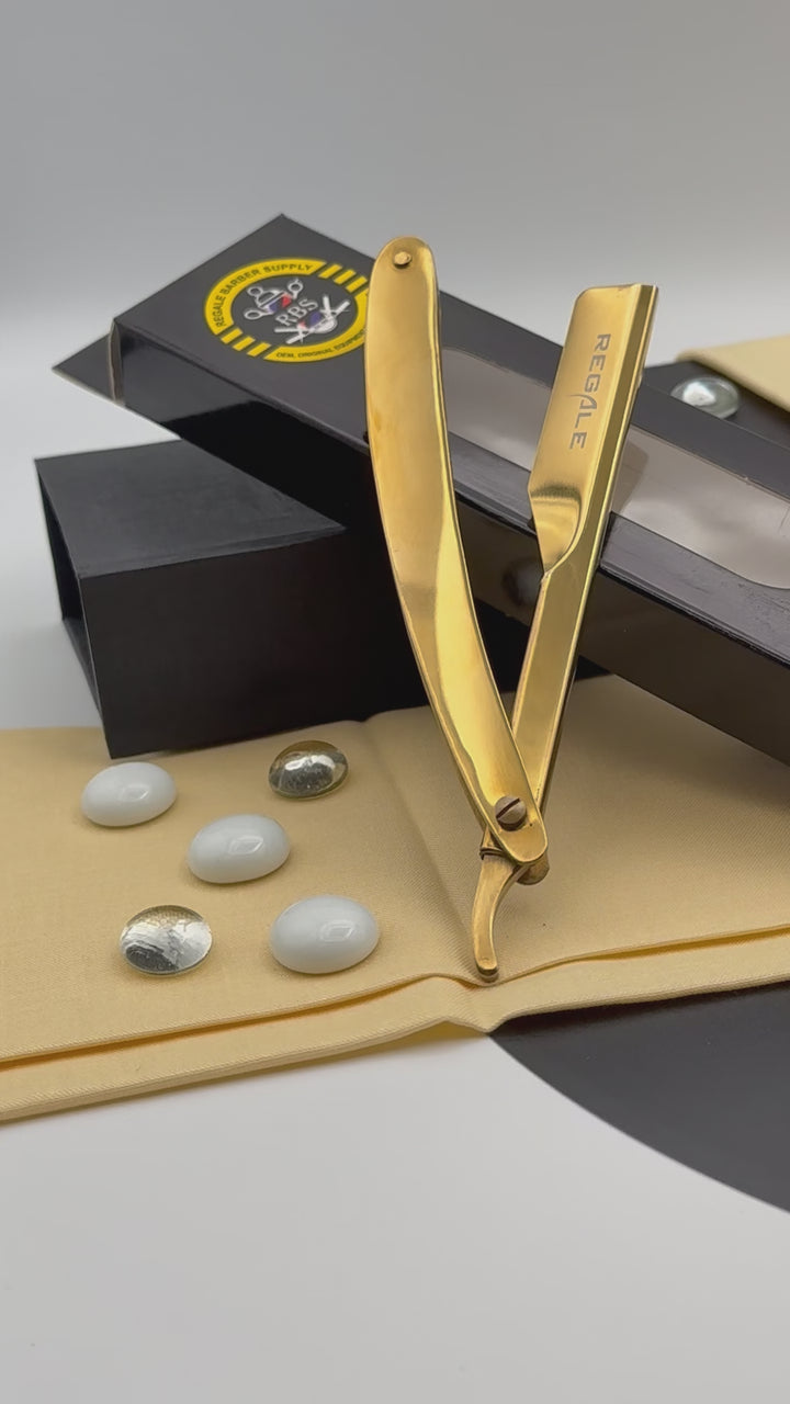Regale Gold Razor For Professional Barbering – Regale Barber Supply