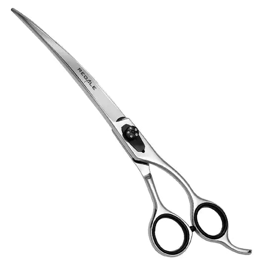 top quality 9.5 inches handmade Japanese stainless steel barber curved shear