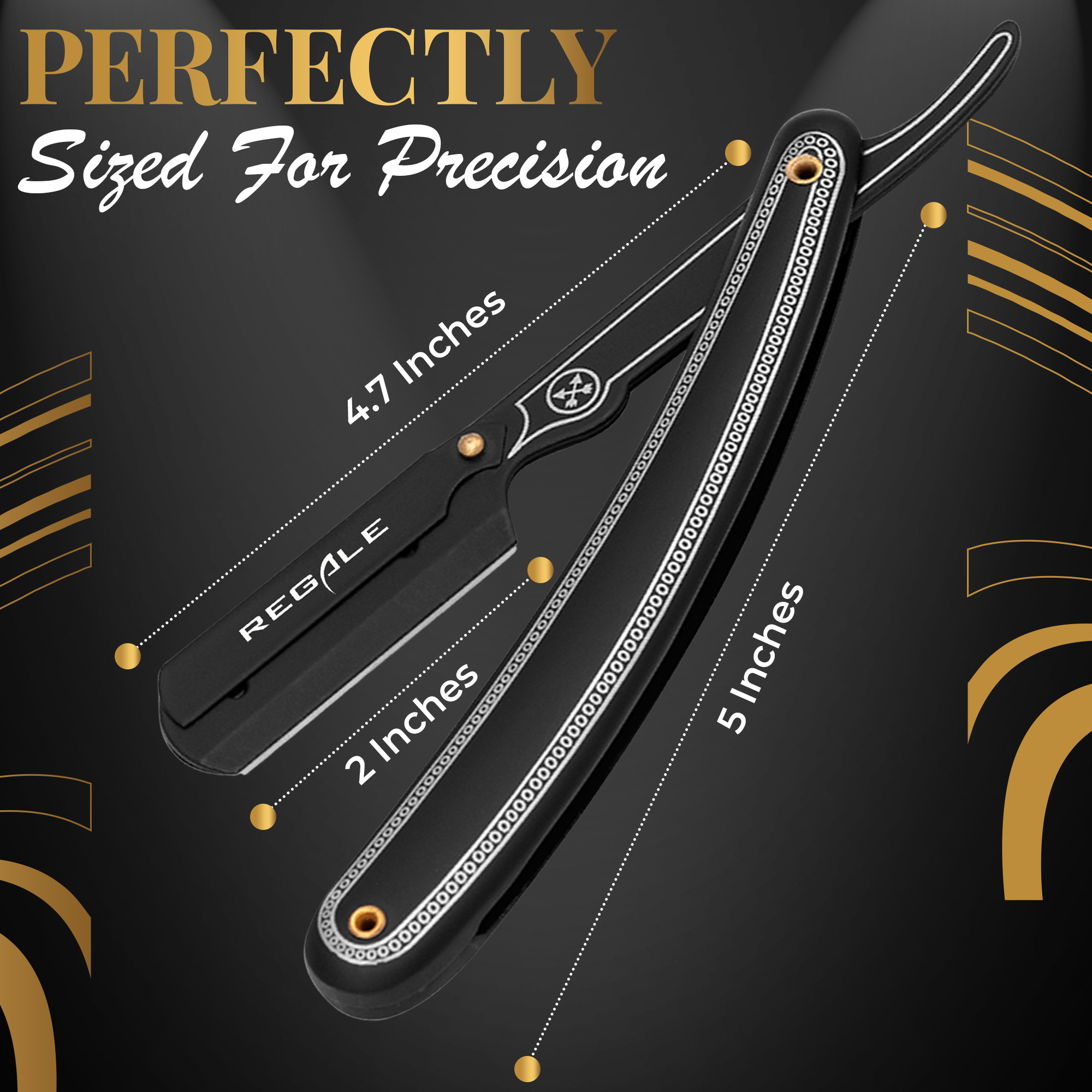 Regale Shavette Style Straight Razor With Replaceable Blades – Regale ...