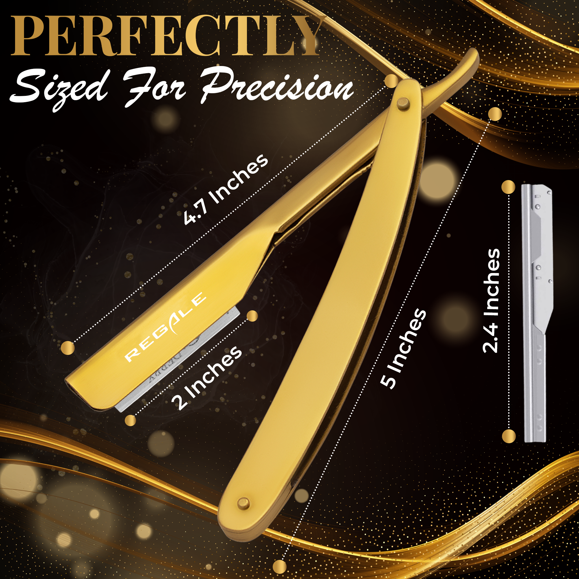Regale Gold Razor For Professional Barbering – Regale Barber Supply
