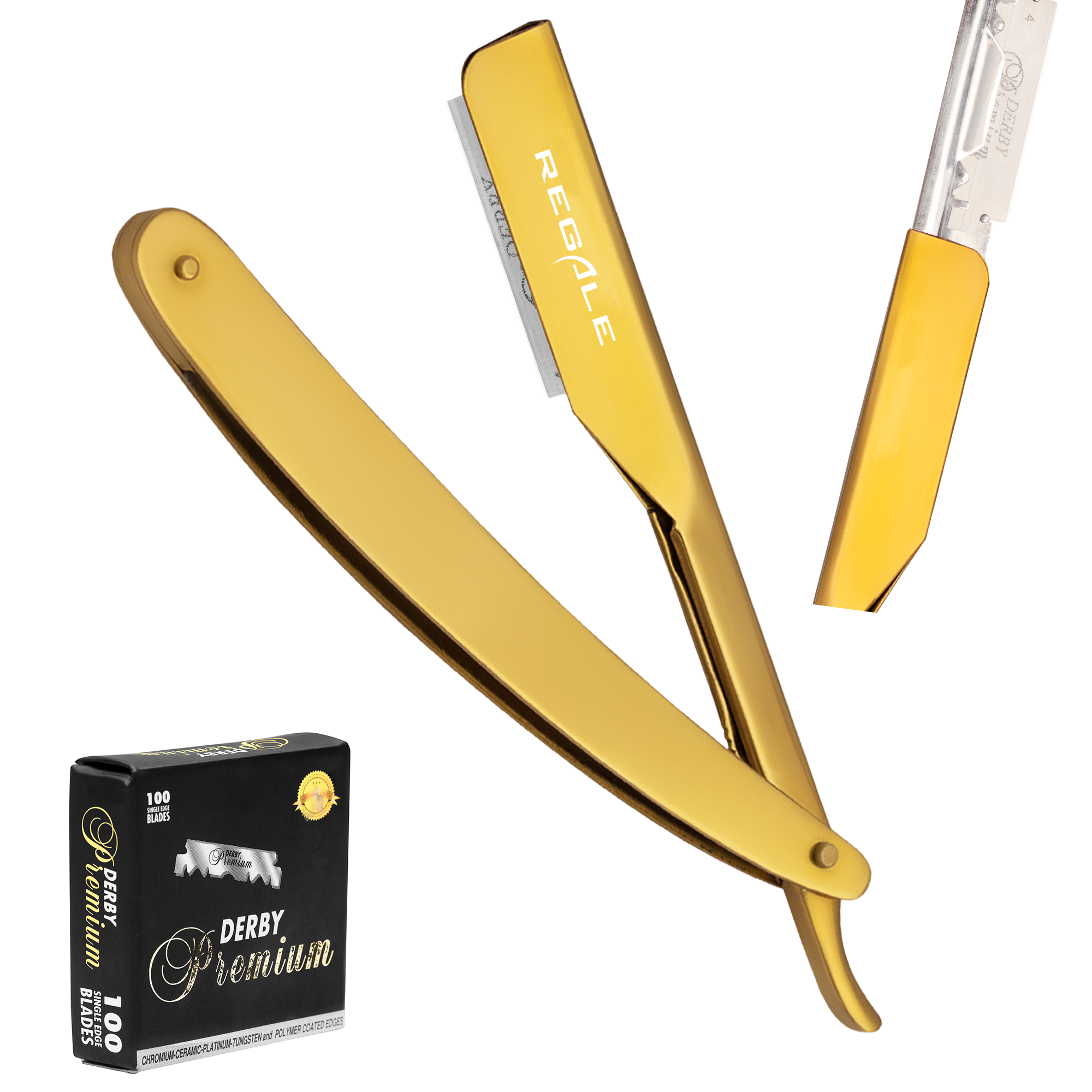 Regale Gold Razor For Professional Barbering – Regale Barber Supply